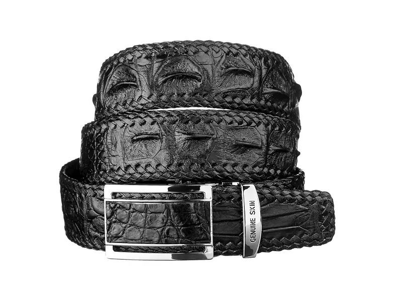 Ремінь-автомат CROCODILE LEATHER 3,7х120 см acs0029607