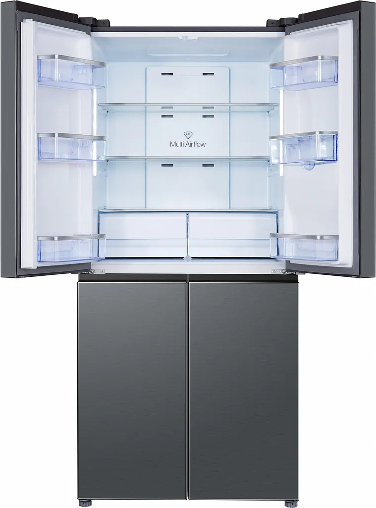 Холодильник Multy Doors TCL RP466CXF0 185х84х68см 4 дв. Х- 297 л М- 169 л A+ NF льдогенератор нержавіюча сталь (RP466CXF0) - фото 5