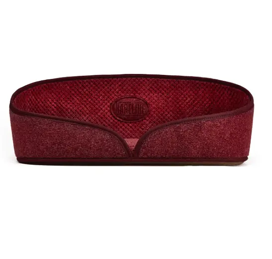 Лежак для собак і котів Kareline з повсті бордовий 40x27x15 см 30026/16