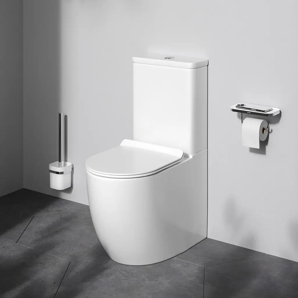 Унітаз-компакт AM.PM Like Aquaspin з сидінням мікроліфт white CLA8600SC - фото 2
