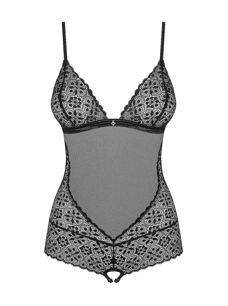 Боді Obsessive Shibu L/XL чорний - фото 5