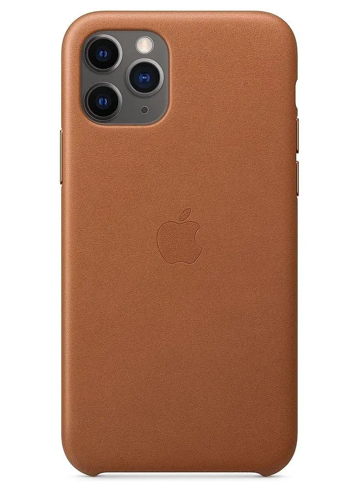 Шкіряний чохол-накладка Leather Case MWYD2ZM/A для Apple iPhone 11 Pro (5.8") Saddle Brown
