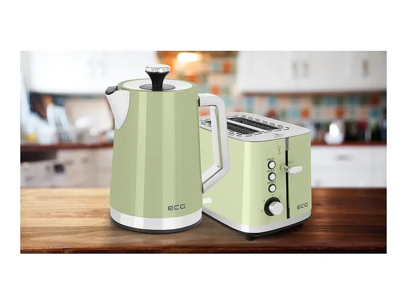 Тостер ECG ST 2766 Vintage Olive - фото 9