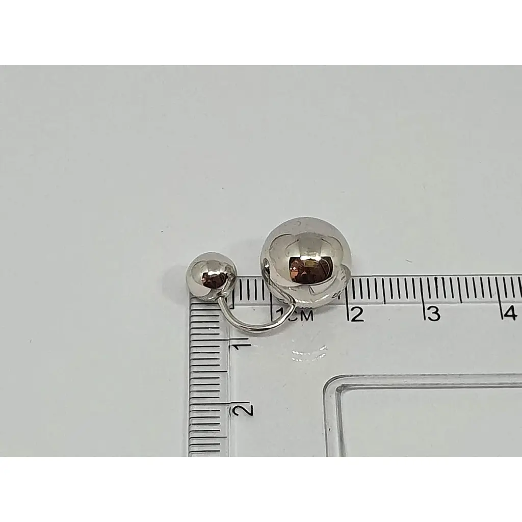 Золотая серьга-пирсинг Favoritum. 310129_12_Б - фото 4