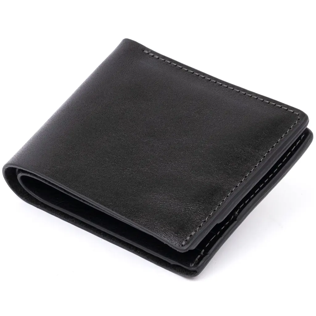 Мужской кожаный кошелек Grande Pelle 7.5х10х2.5 см acs0015040 - фото 2