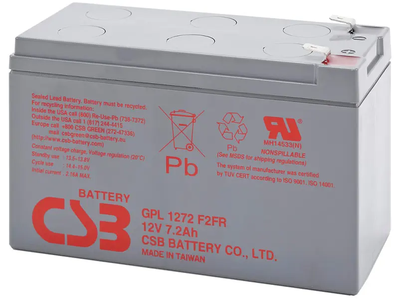 Акумулятор для ДБЖ CSB Battery GPL1272F2FR