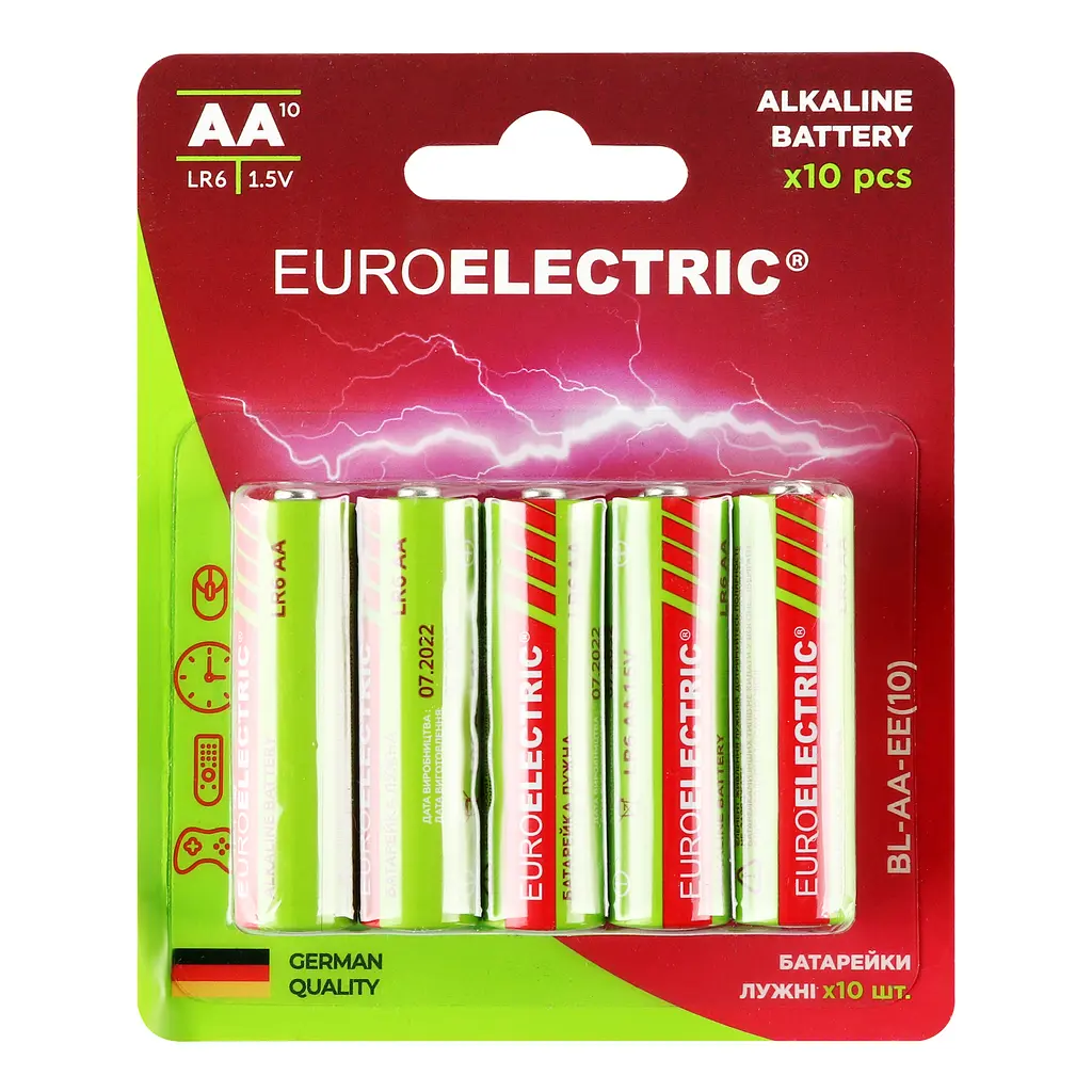 Батарейки Euroelectric AA LR6 1,5V, 10 шт. - фото 3