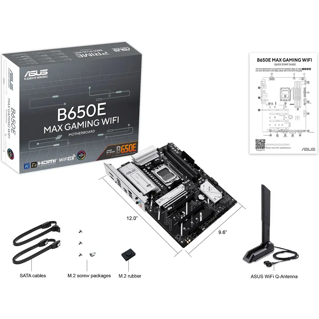 Материнская плата Asus B650E MAX Gaming WiFi Socket AM5 - фото 8