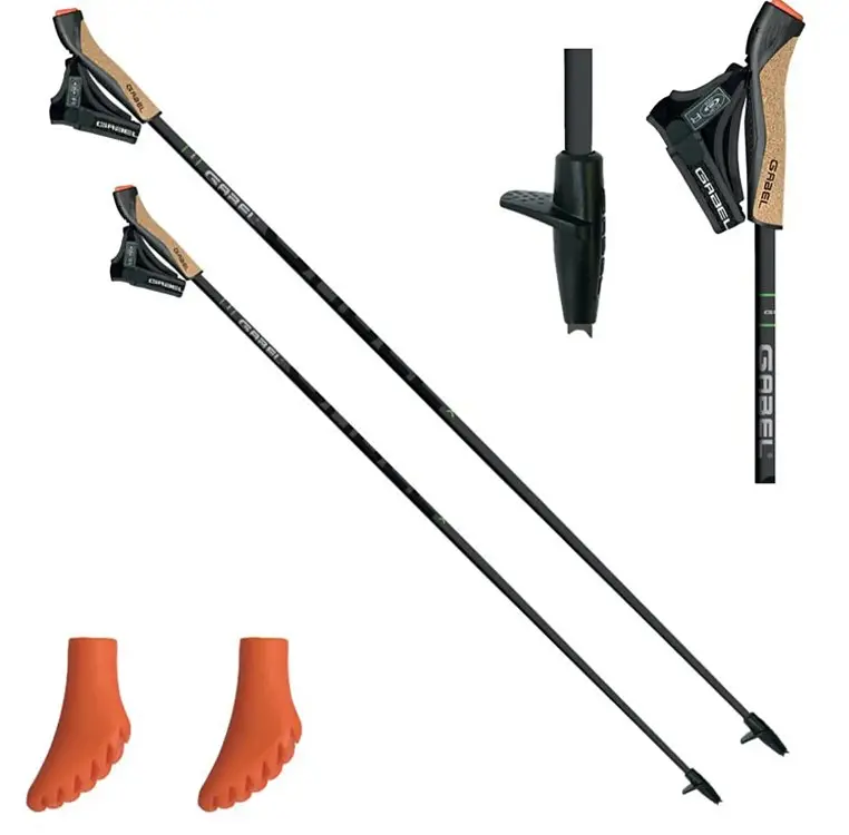 Палиці для скандинавської ходьби Gabel X-5 Black 130 (77009351141300) - фото 2