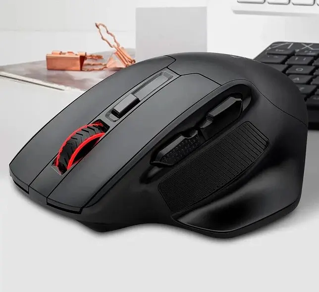 Игровая компьютерная мышь E-YOOSO X-31 мышка с USB-приемником 2.4G и 4800 DPI, черная  - фото 5