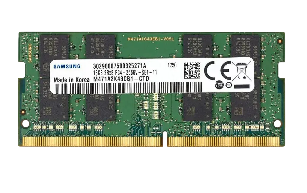 Оперативна пам'ять Samsung 16GB SODIMM DDR4 2666MHz (M471A2K43CB1-CTD) Б/В - фото 2