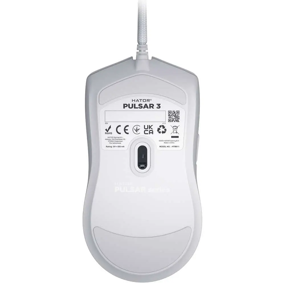USB миша HATOR Pulsar 3 HTM611 White UA - фото 2
