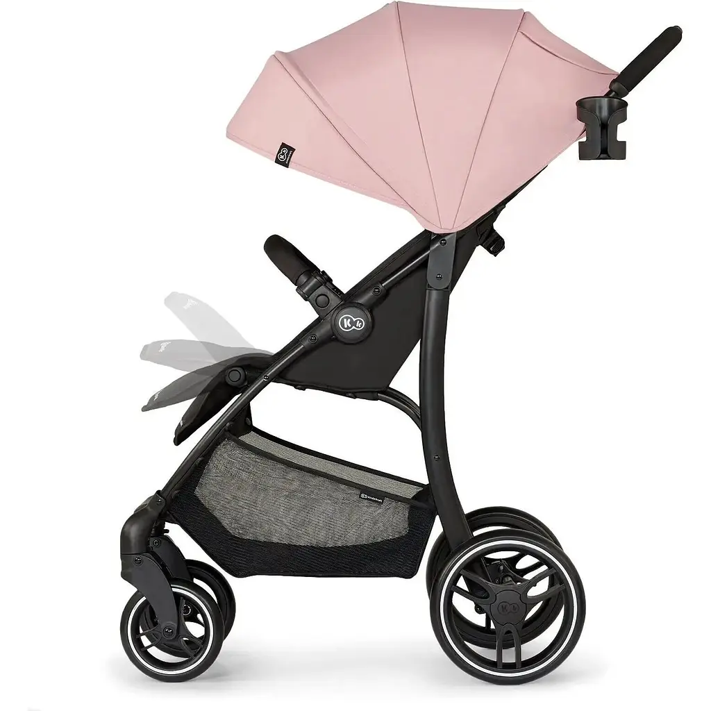 Прогулочная коляска Kinderkraft Trig розовая (00-00303944) - фото 8