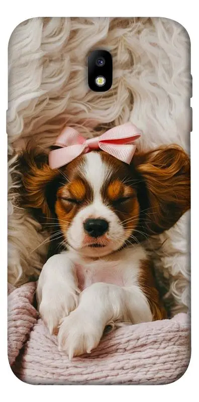 TPU чохол Demsky Sleepy spaniel для Samsung J730 Galaxy J7 (2017)