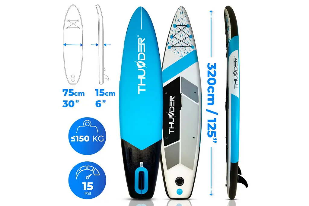 Надувна дошка SUP THUNDER MARIS 320 см з веслом - фото 3