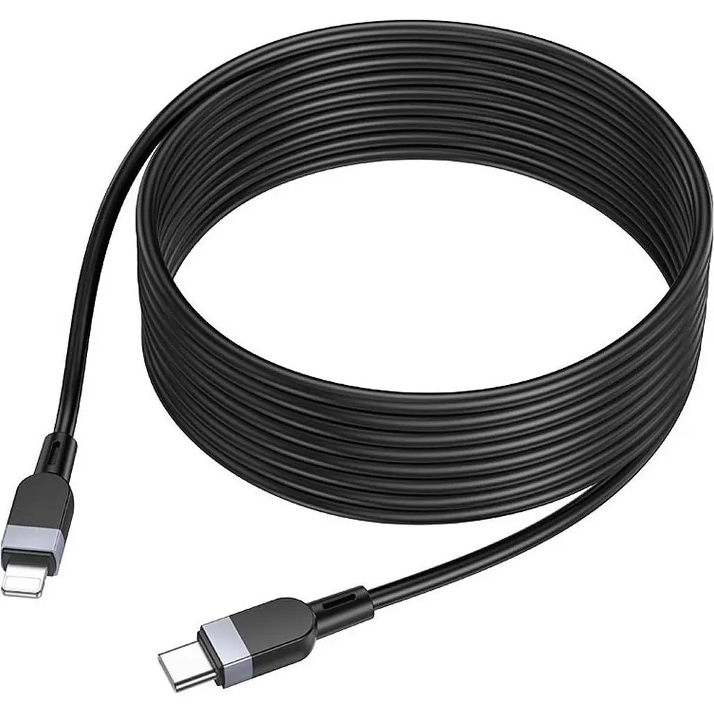 Кабель Hoco X109 Energy USB-C to Lightning 3m Black (636339) [165610] - фото 3