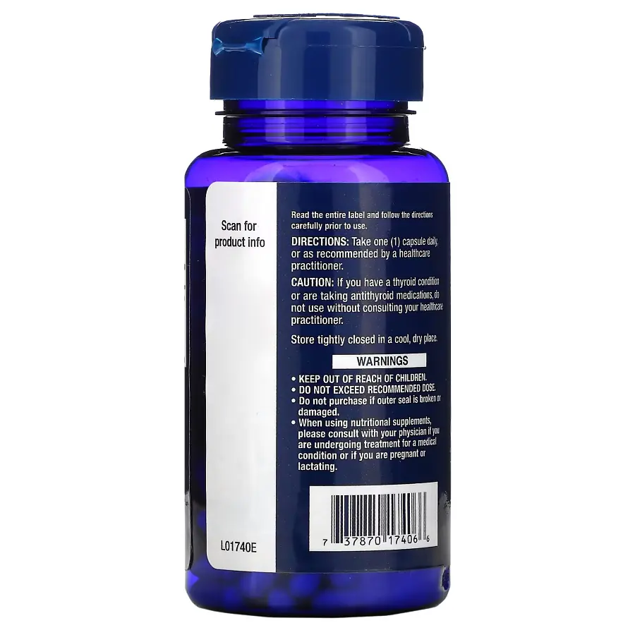 Вітаміни та мінерали Life Extension Sea-Iodine 1000 mcg, 60 вегакапсул - фото 3