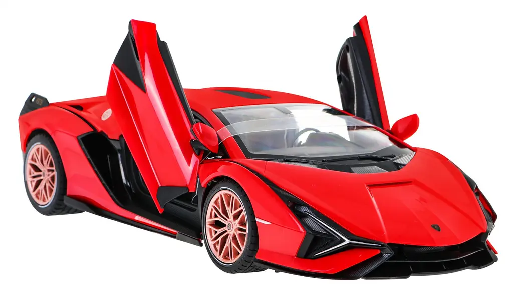 Машинка Lamborghini Sian FKP 37 красная RASTAR модель 1:14 Автомобиль на дистанционном управлении + пульт 2,4 ГГц - фото 5