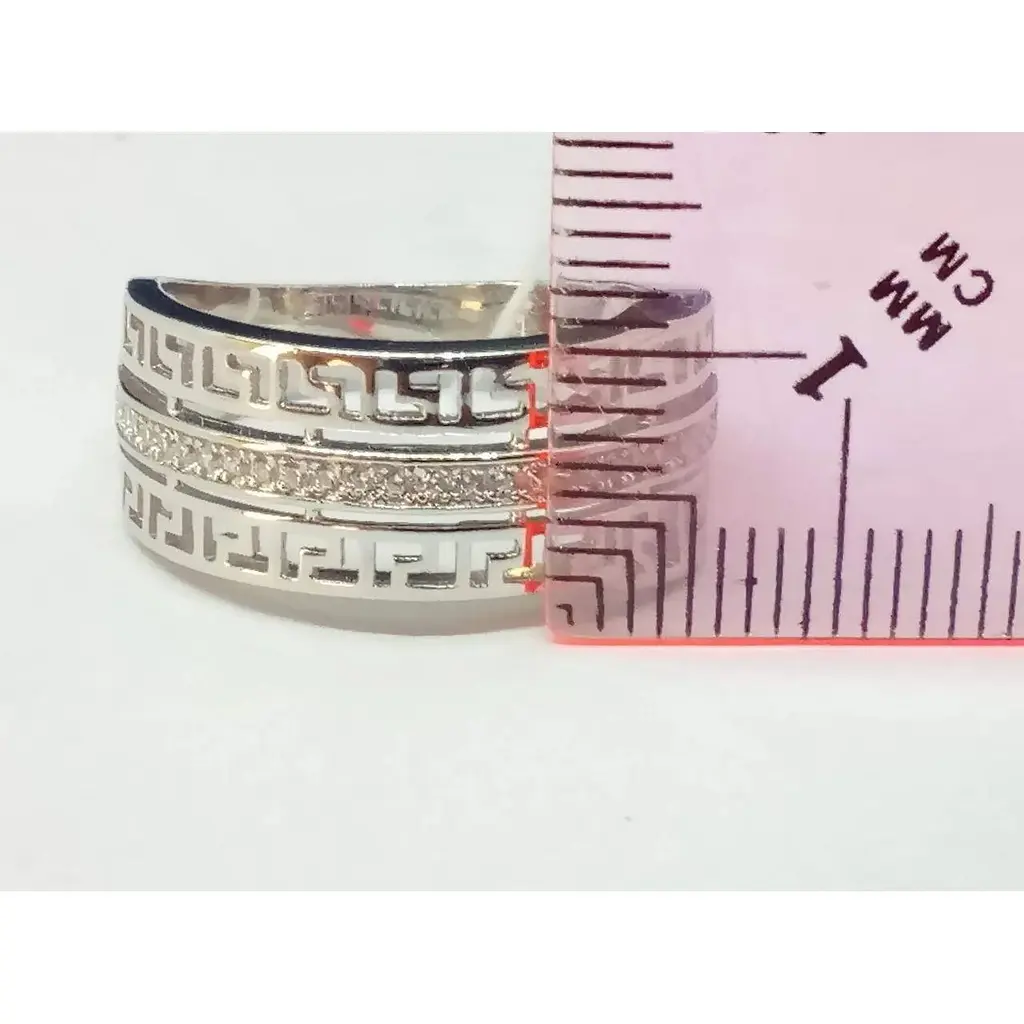 Срібне кільце Silvex 925 з фіанітами. К2Ф/461 17,4 - фото 5