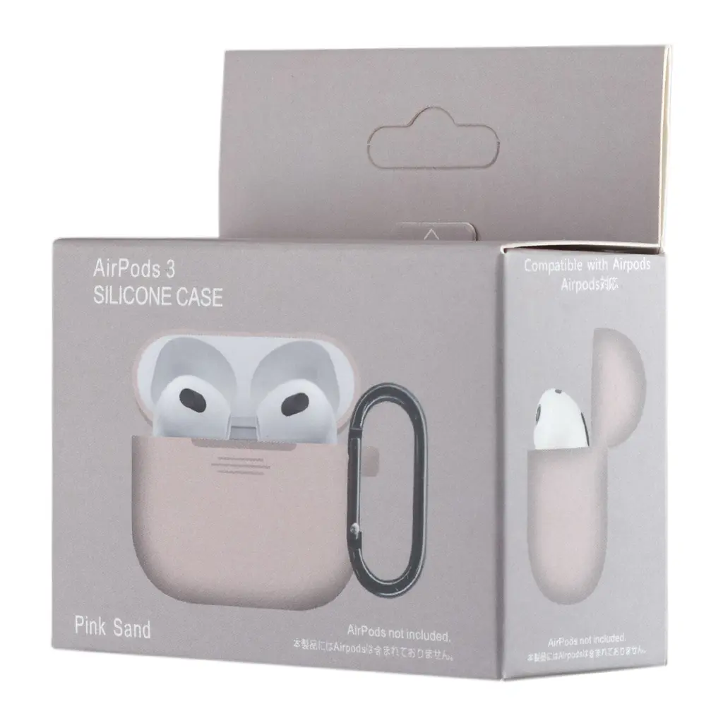 Чохол Silicone Case 1,2mm for AirPods 3 Pink Sand - фото 2