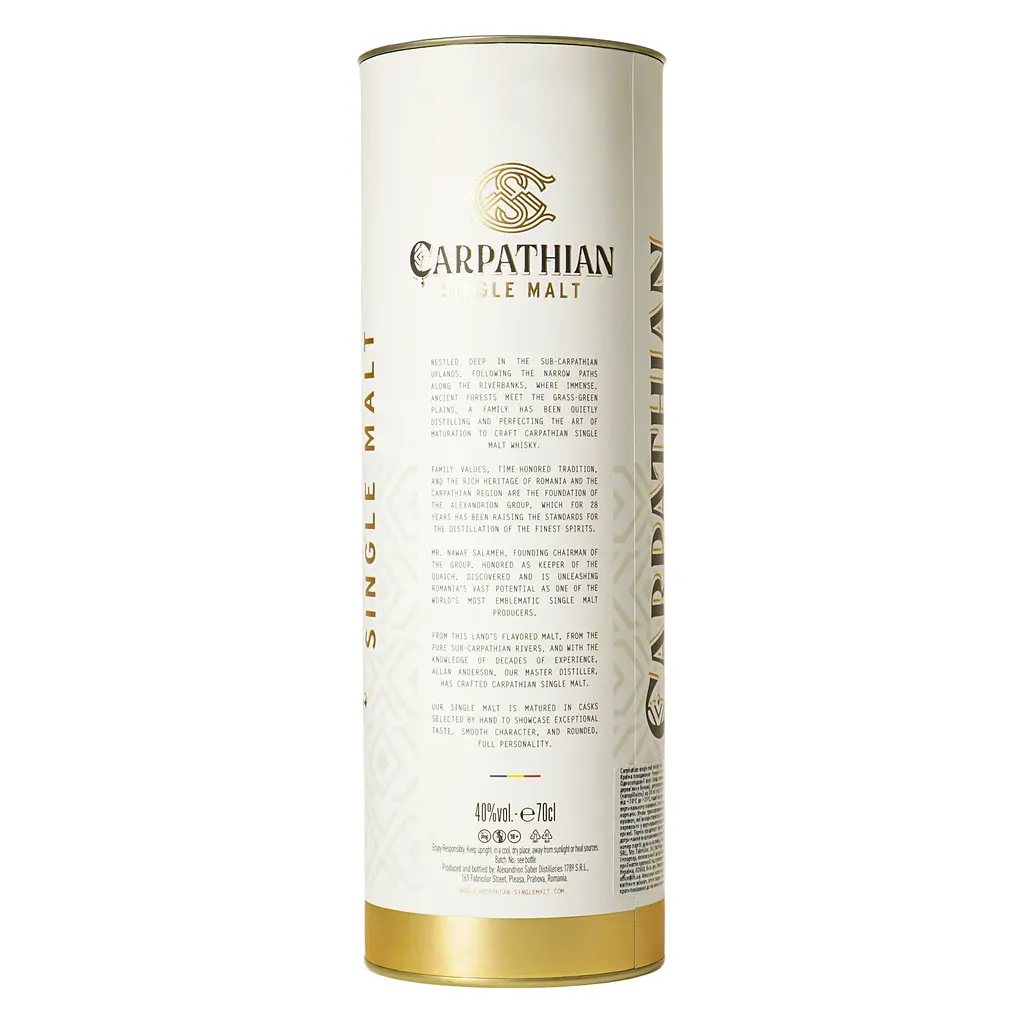 Виски Carpathian Palo Cortado односолодовое 0.7 л 40% - фото 3