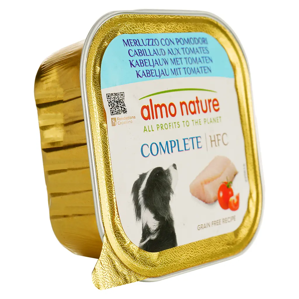 Вологий корм для собак Almo Nature HFC Dog Complete зтріскою і томатами 150 г - фото 2