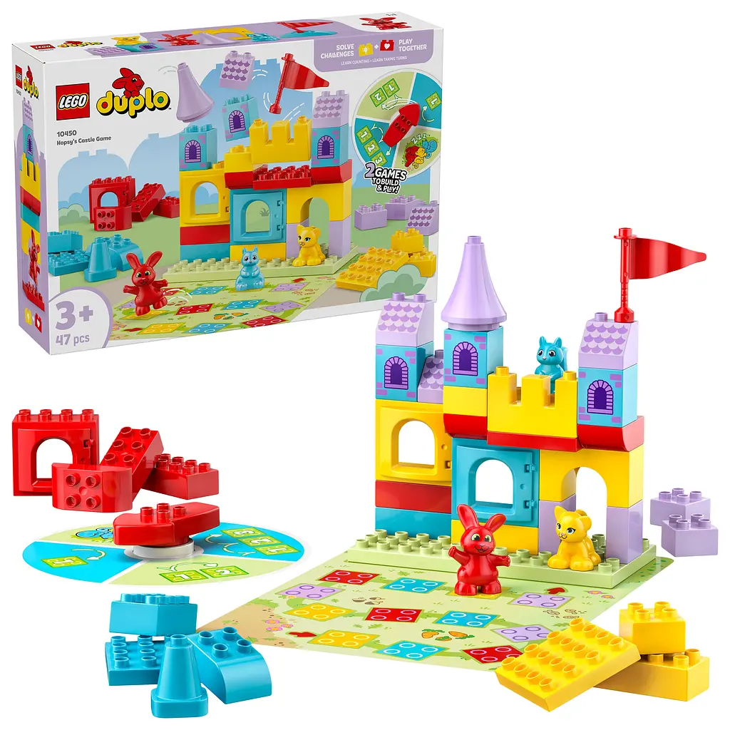 Конструктор LEGO DUPLO Town Гра «Замок Хопсі» 47 деталей (10450) - фото 4