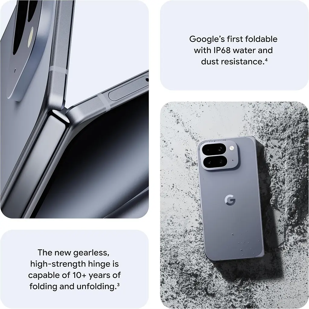 Смартфон Google Pixel 10 Pro Fold 16/512GB Moonstone - фото 6