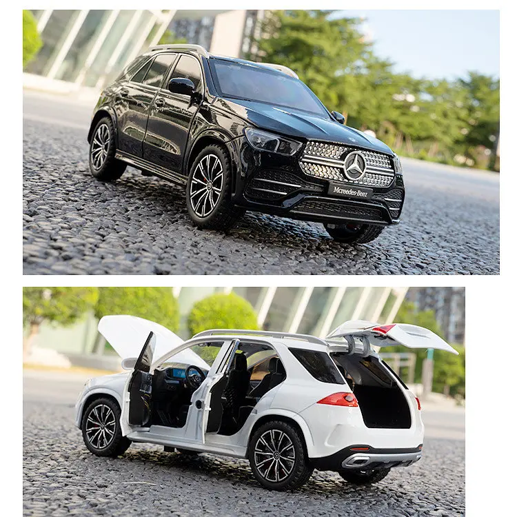 Колекційна металева модель автомобіля АвтоЕксперт Mercedes-Benz GLE 350 з інерцією, світлом та звуком 1:24 - фото 6