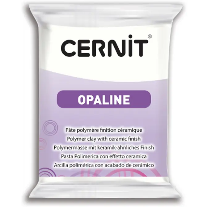 Полімерна глина Cernit Opaline, 56 г., Біла, (CR-CE0880056010)