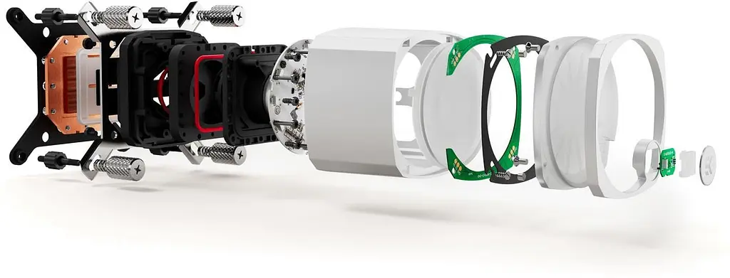 СВО EKWB EK-Nucleus AIO CR360 Lux D-RGB - White (3831109897850) - фото 6