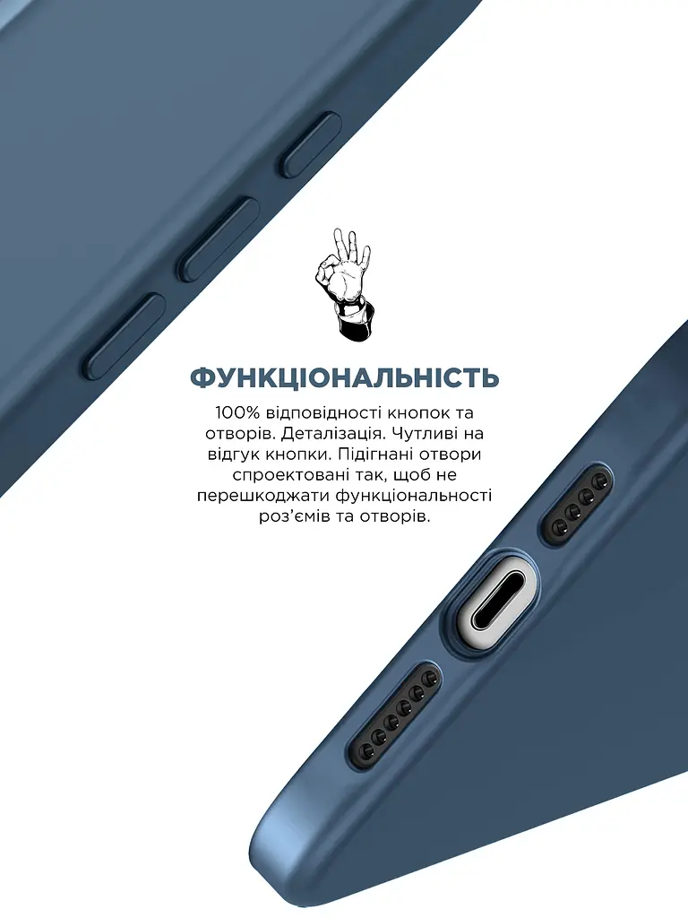 Силиконовый чехол для Apple iPhone 15 Pro, ICON2 Case, синий, противоударный, панель, защита всего корпуса, матовая поверхность Soft Touch, выступает над дисплеем, совместим с защитными стеклами и пленками, с микрофиброй, ArmorStandart (ARM70522) - фото 4
