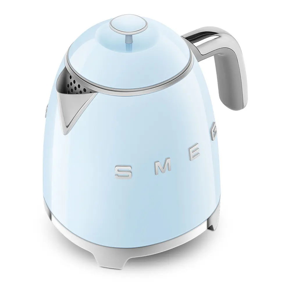 Чайник електричний Smeg (KLF05PBEU) Retro Style 50's - 0,8л - світло-блакитний, Блакитний - фото 5