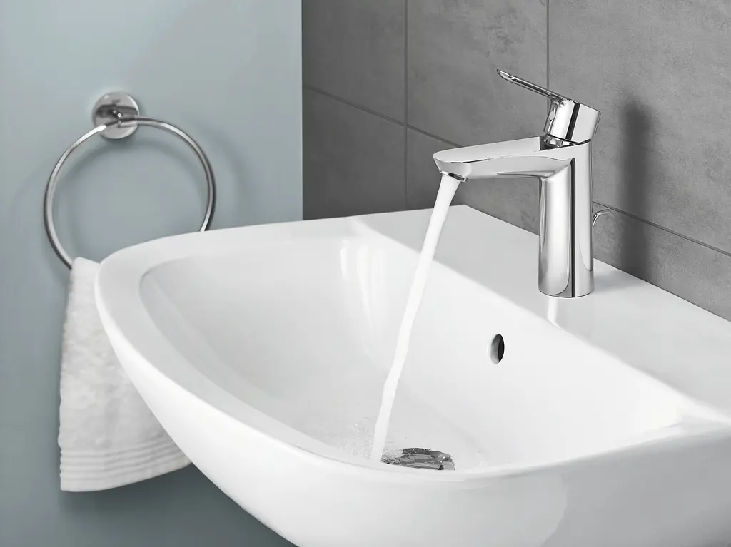 Смеситель для умывальника Grohe Bau Loop 23762000 Хром - фото 3