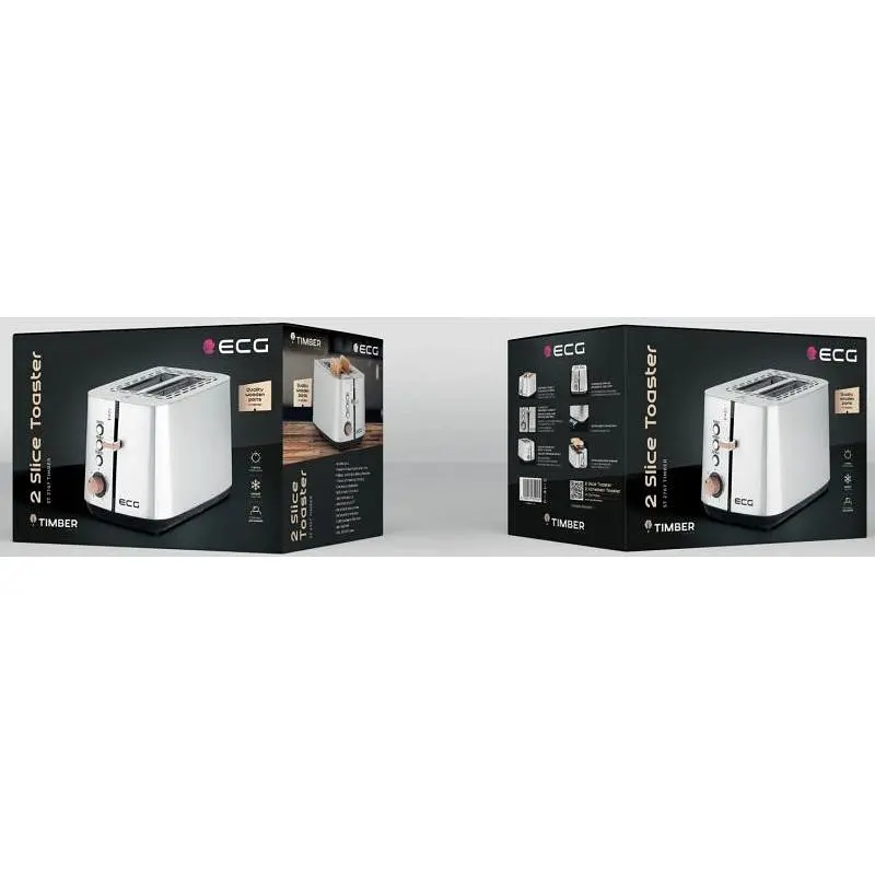 Тостер ECG ST 2767 Timber - фото 12