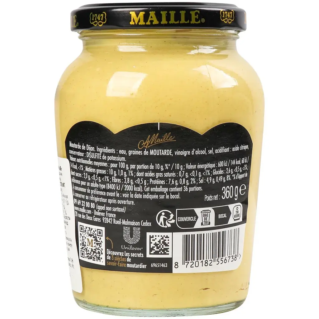 Гірчиця Maille діжонська оригінальна 360 г (943363) - фото 2