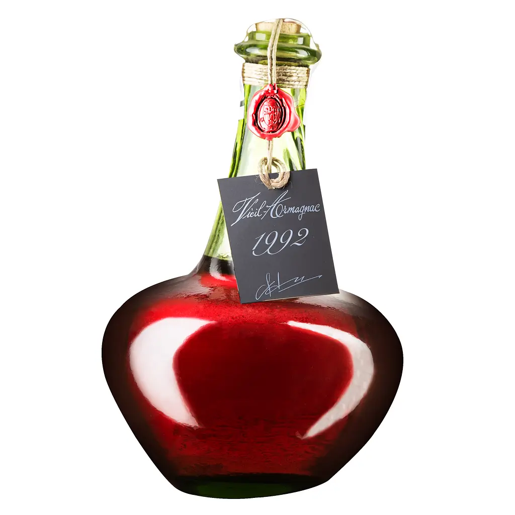 Арманьяк Baron Gaston Legrand Bas Armagnac 1992 Carafe Pansue, в деревянной коробке, 40%, 2 л - фото 2