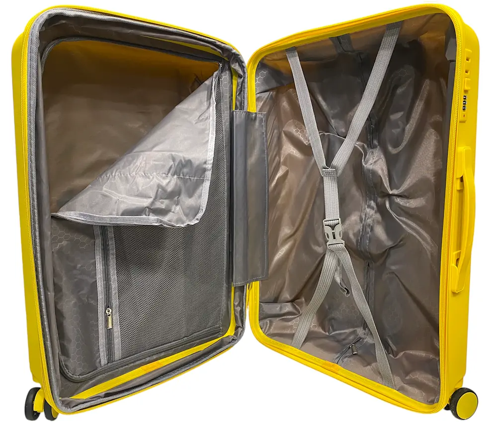 Валіза середня Madisson Snowball 42203 поліпропілен Жовтий - фото 3