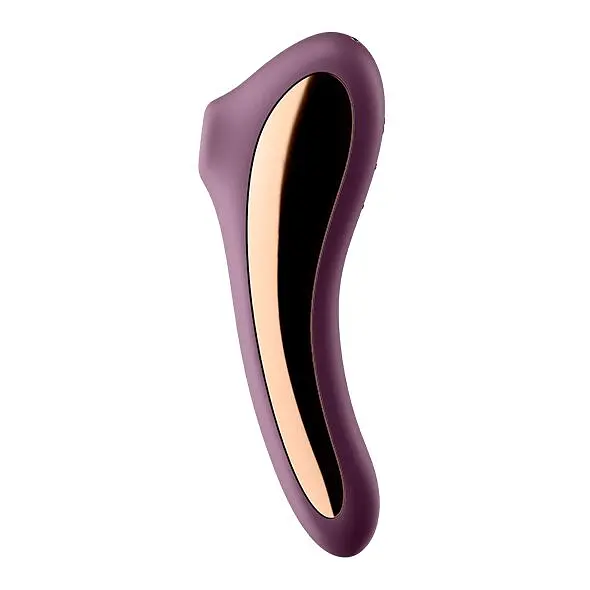 Вакуумний кліторальний стимулятор з вібрацією Satisfyer Dual Kiss фіолетовий - фото 4