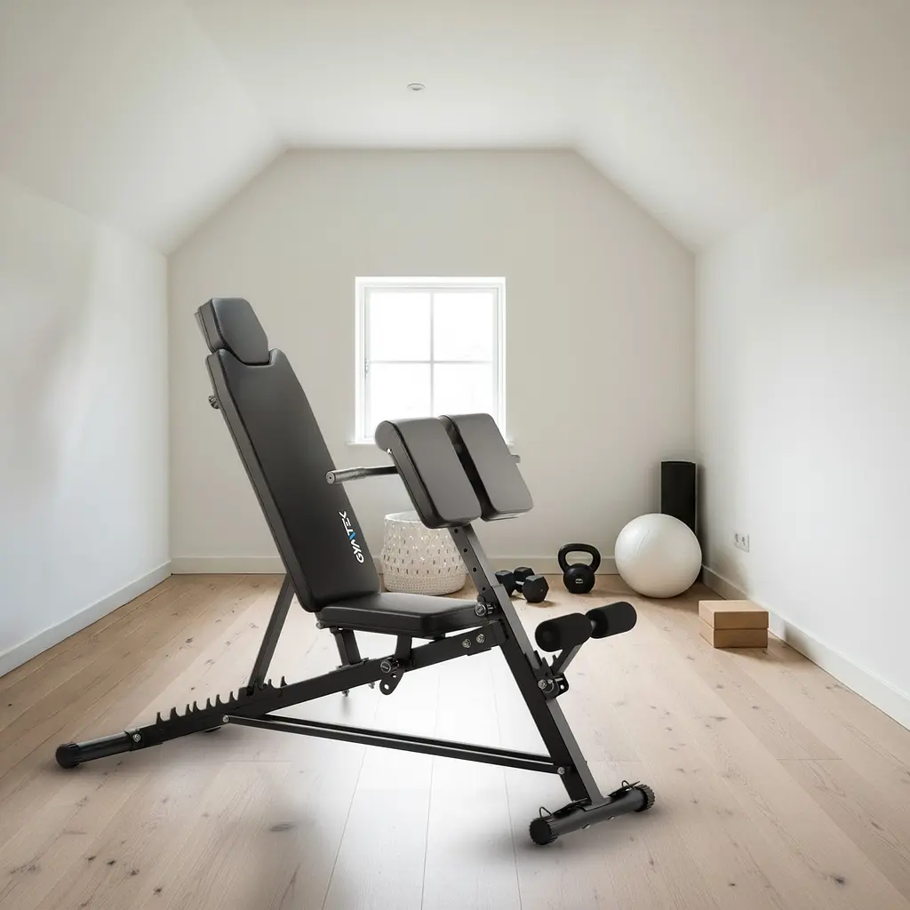 Лавка тренувальна Gymtek XL800 з еспандерами та партою Скотта - фото 11