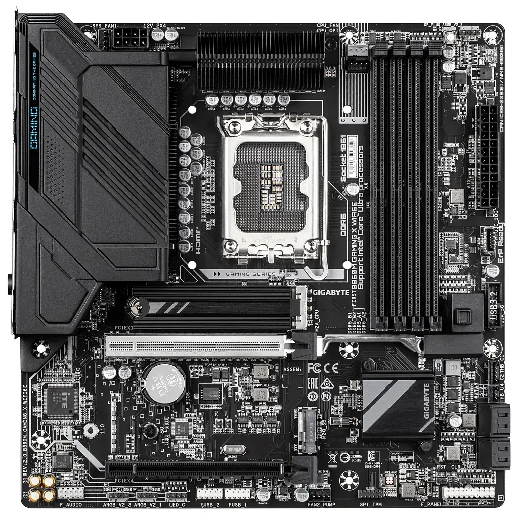 Материнська плата Gigabyte B860M GAMING X WIFI6E