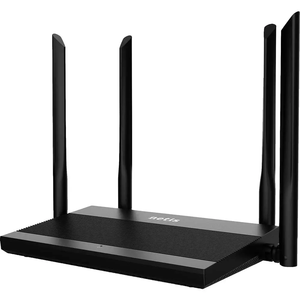 Роутер Netis N3D, Wi-Fi 5 (802.11ac), 2.4GHz/5GHz, до 1200 Mb/s, LAN 4x100 Mb/s, 4 зовнішні антени (N3D) - фото 2