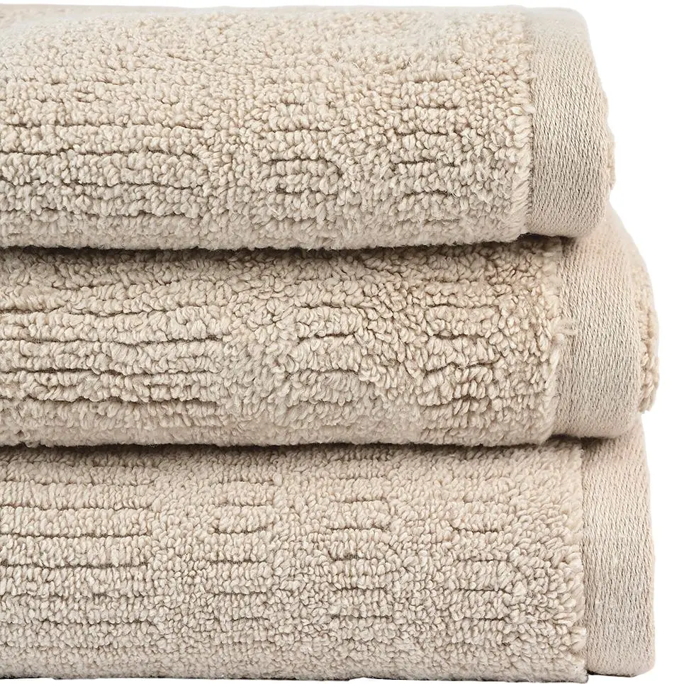 Рушник банний МВМ My Home Хвиля 70х140 см L бежевий (BT-10 L BEIGE) - фото 2