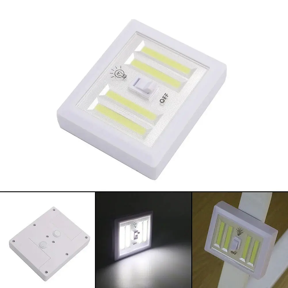 Светильник настенный светодиодный на батарейках 4 LED модуля лед фонарь ночник - фото 3