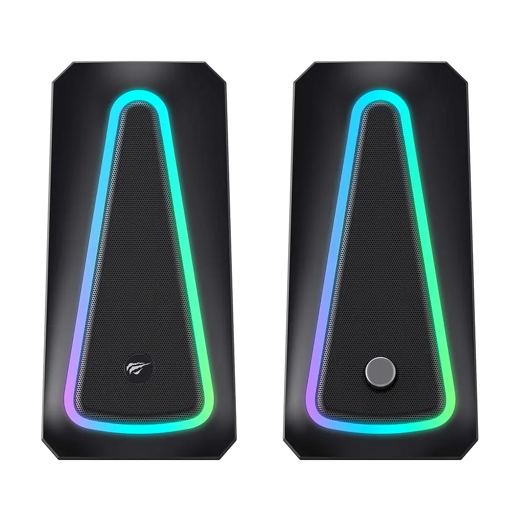 Стерео колонки ігрові HAVIT HV-SK208 PRO USB RGB Black HAVIT (28646-000) - фото 3