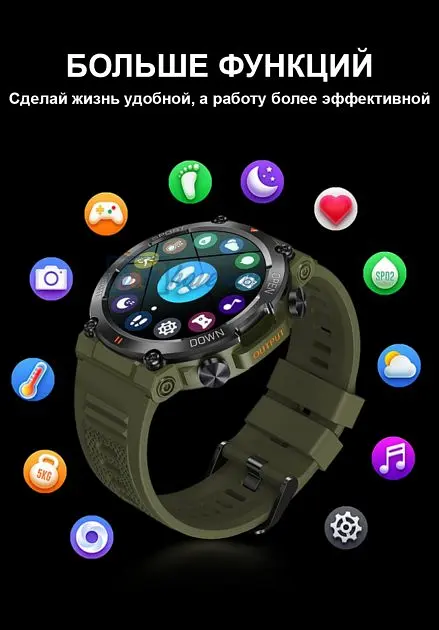 Смарт-годинник Zeblaze Vibe 7 Green (K56PRO) - фото 3