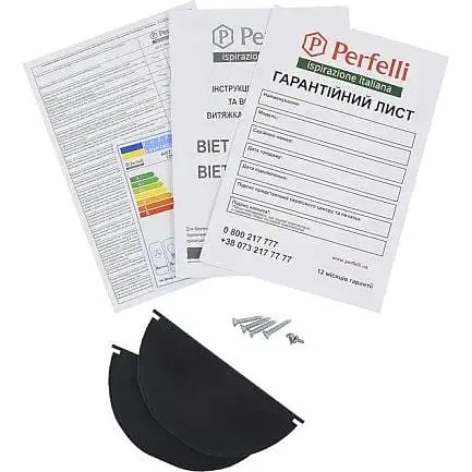 Витяжка вбудована Perfelli Biet 7854 WH 1200 LED - фото 7