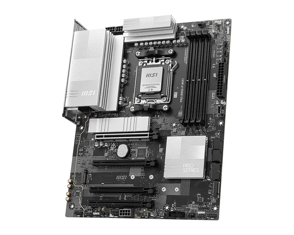 MSI Материнська плата PRO B850-P WIFI sAM5 B850 4xDDR5 M.2 HDMI WiFi BT ATX - фото 4