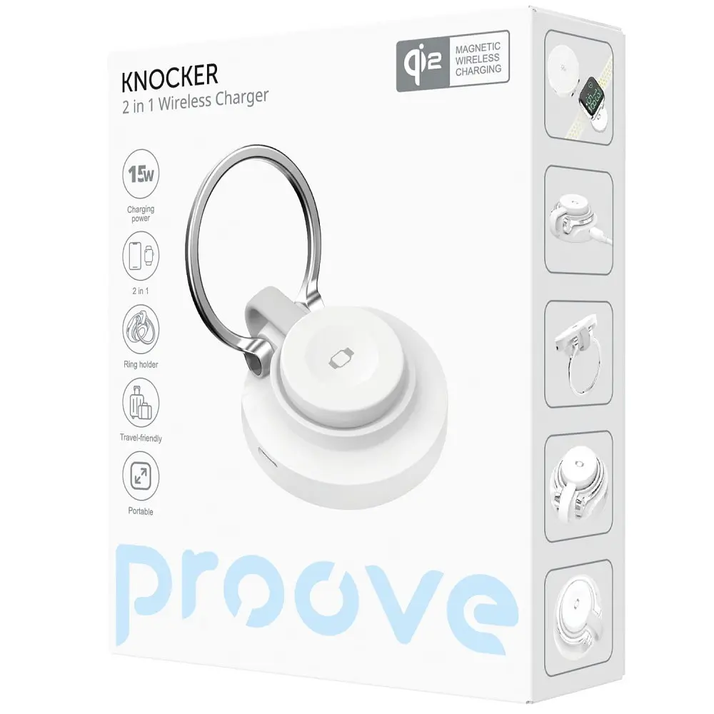 Бездротовий ЗП Proove Knocker 2 in 1 Qi2 - фото 2
