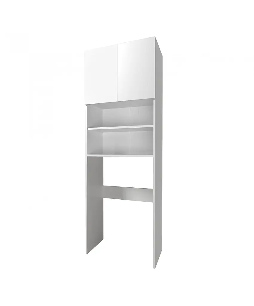 Пенал Мойдодир Soft Line П-64 над пральною машиною, Білий - фото 4